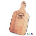 Paddle Shape Cutting Board W/ Slotted Hole Handle